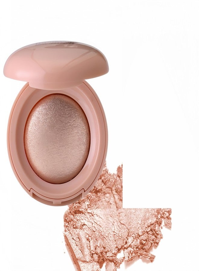 MAEPEOR Baked Highlighter Buildable Lightweight Natural Look Baked Highlighter Powder Palette, Highlight Face for a Shimmery or Matte Finish (Color 06) - Image 1