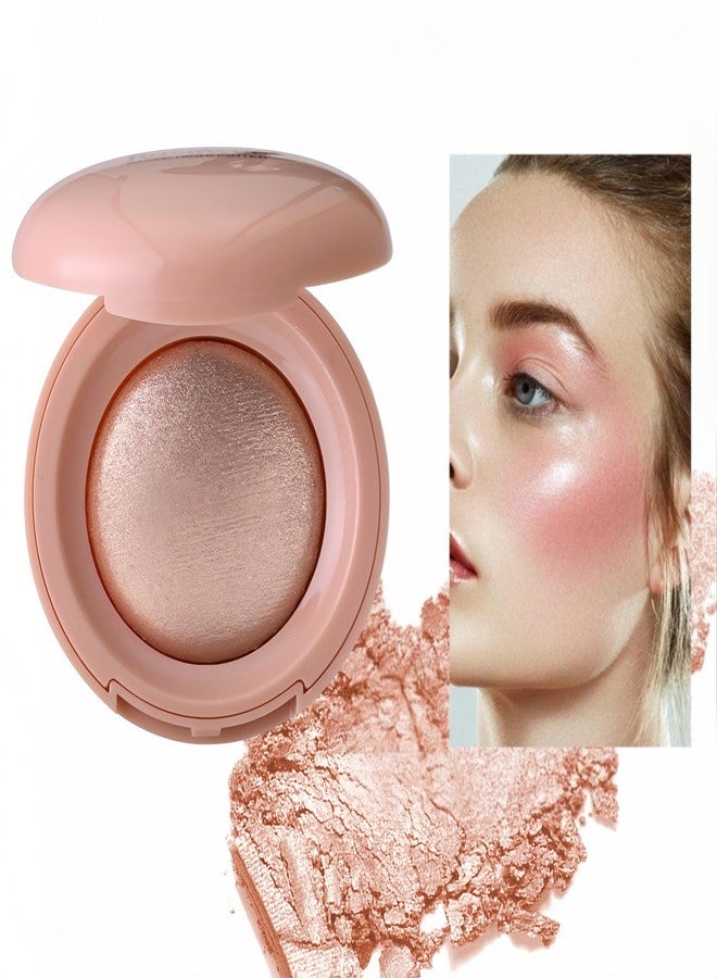 MAEPEOR Baked Highlighter Buildable Lightweight Natural Look Baked Highlighter Powder Palette, Highlight Face for a Shimmery or Matte Finish (Color 06) - Image 2