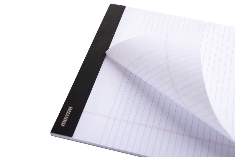 Mintra Office Legal Pads - ((BASIC WHITE 6pk, 8.5in x 11in, NARROW RULED)) - 50 Sheets per Notepad, Micro perforated Writing Pad, Notebook Paper for School, College, Office, Business - Image 5