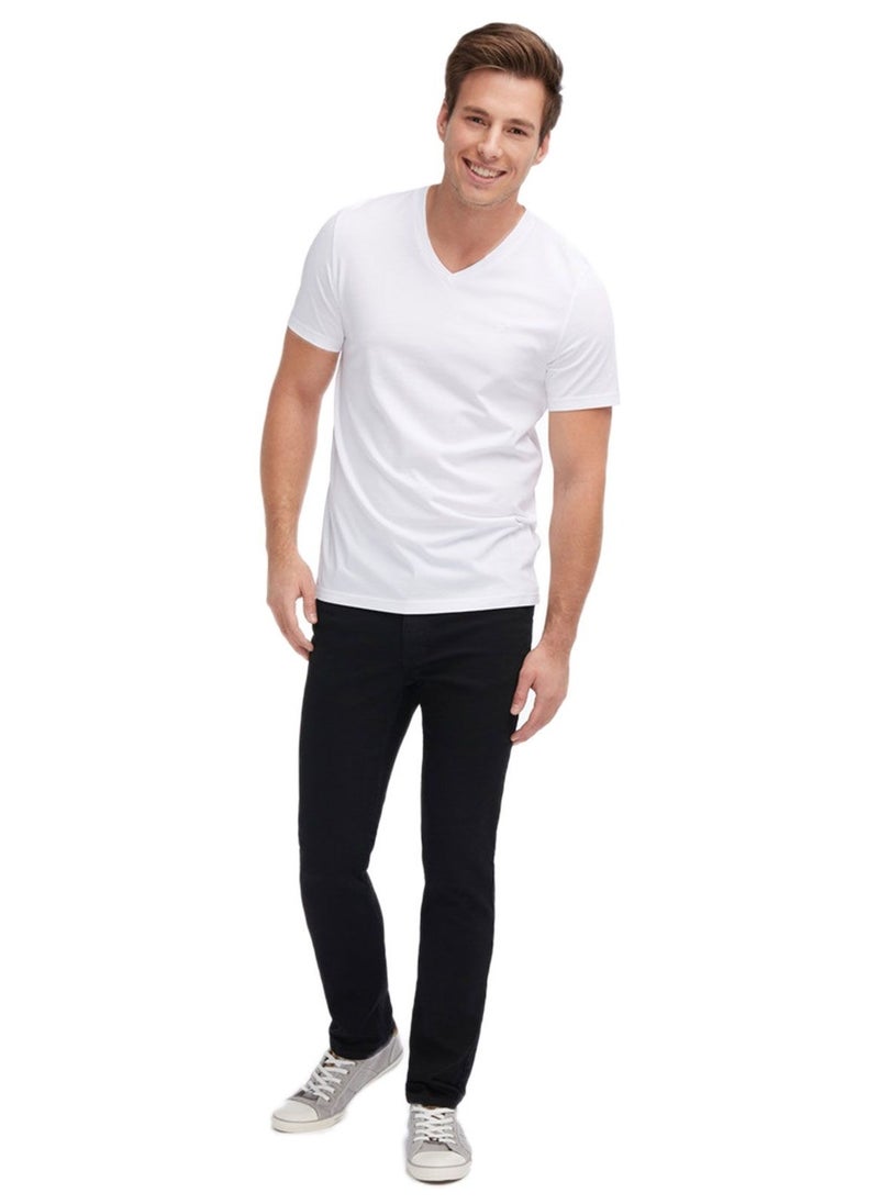 Levi's - V Neck T-shirts 4 Pack , White, Grey and Black - Image 1