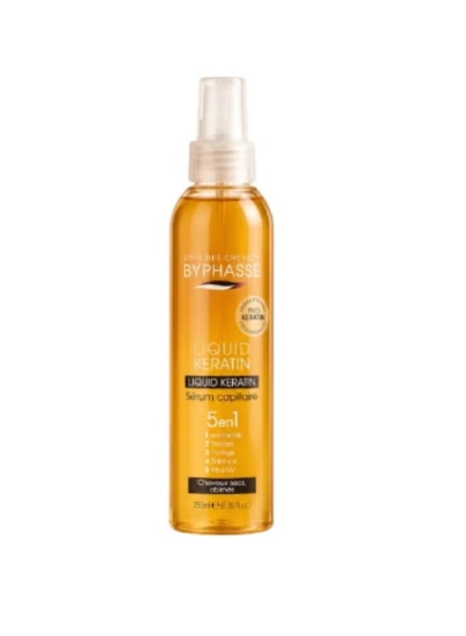 Byphasse Spanish Liquid Keratin Spray – 5-in-1 Treatment for Frizz and Split Ends, Heat Protection, and Smoothness - Image 2