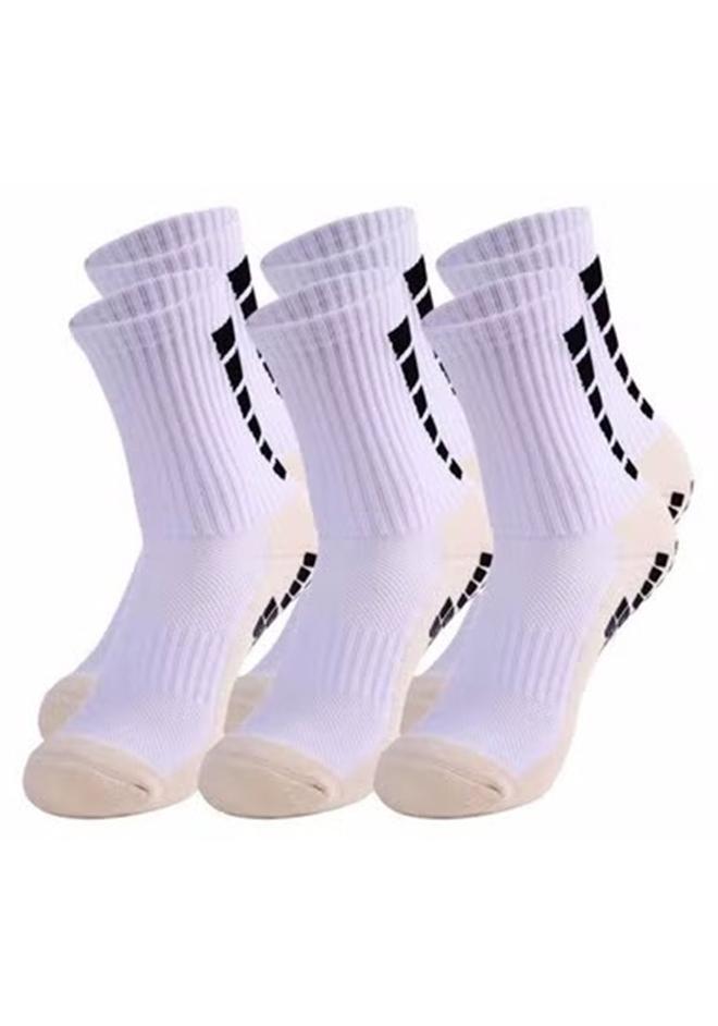 هايدو 3 أزواج من الجوارب الرجالية لكرة القدم المضادة للانزلاق ومضاد للانزلاق من أجل جوارب كرة القدم وكرة السلة والرياضة - Image 1