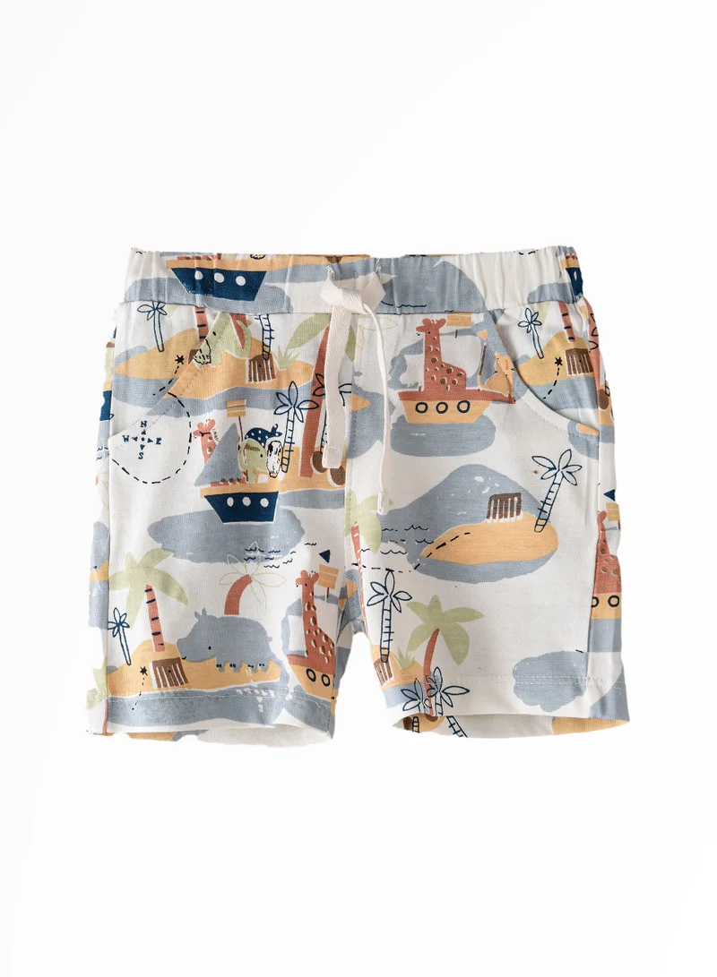 JAM Summer Adventures: Boys' Breathable Cotton Knit Shorts