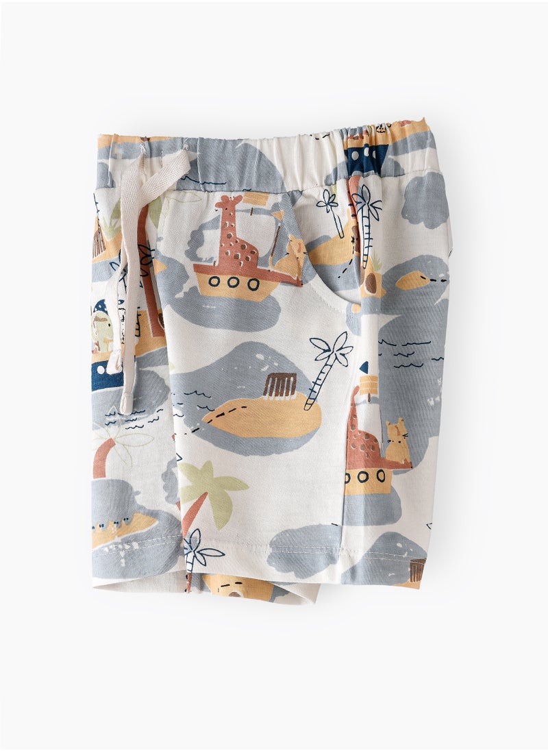 JAM Summer Adventures: Boys' Breathable Cotton Knit Shorts  - Image 3