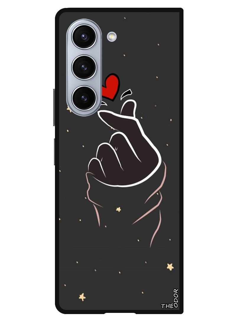 Theodor Protective Case Anti Scratch Shock Proof Bumper Cover For Samsung Galaxy Z Fold 6 Snap Love - Image 1