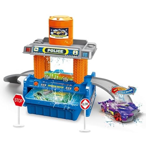 Lefan Color Changing Car Wash Toy – Interactive Vehicle Playset with Water Play & Pretend Car Wash Station – Fun Bath & Outdoor Toys for 3 4 5 6 7 8 Years Kids Boys Girls- Color May Vary - Image 4