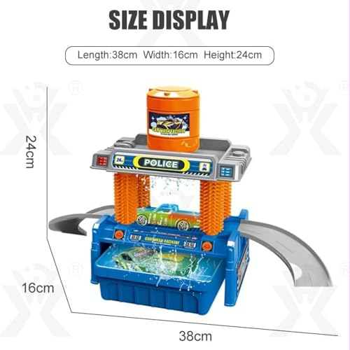Lefan Color Changing Car Wash Toy – Interactive Vehicle Playset with Water Play & Pretend Car Wash Station – Fun Bath & Outdoor Toys for 3 4 5 6 7 8 Years Kids Boys Girls- Color May Vary - Image 5