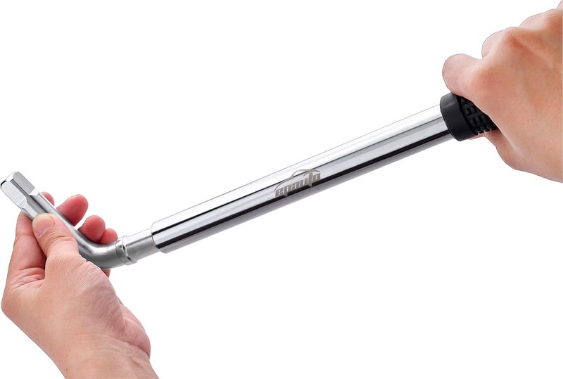 EPAuto Telescoping Lug Wrench, Wheel Wrench with CR-V Sockets (17/19, 21/22mm) - Image 5