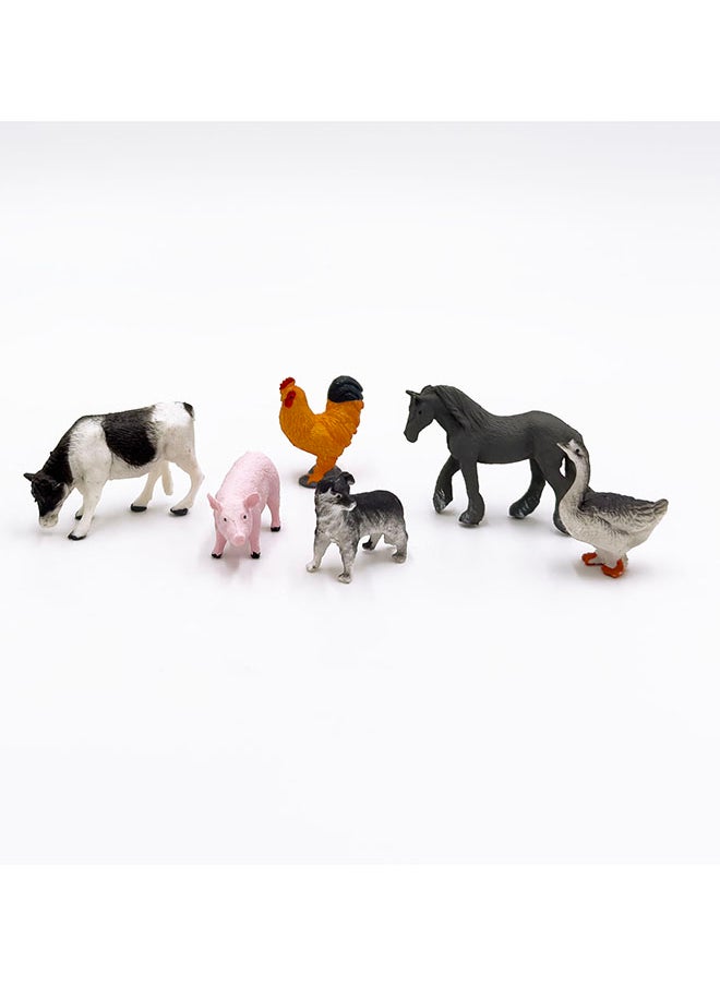 Galaxy - Galaxy 6 Poultry Animal Farm Set - Realistic Farm Animal Figurines, Safe Eco-Friendly PVC, Educational Early Learning Toys for Kids, Ideal for Parties and Bath Time - Image 1