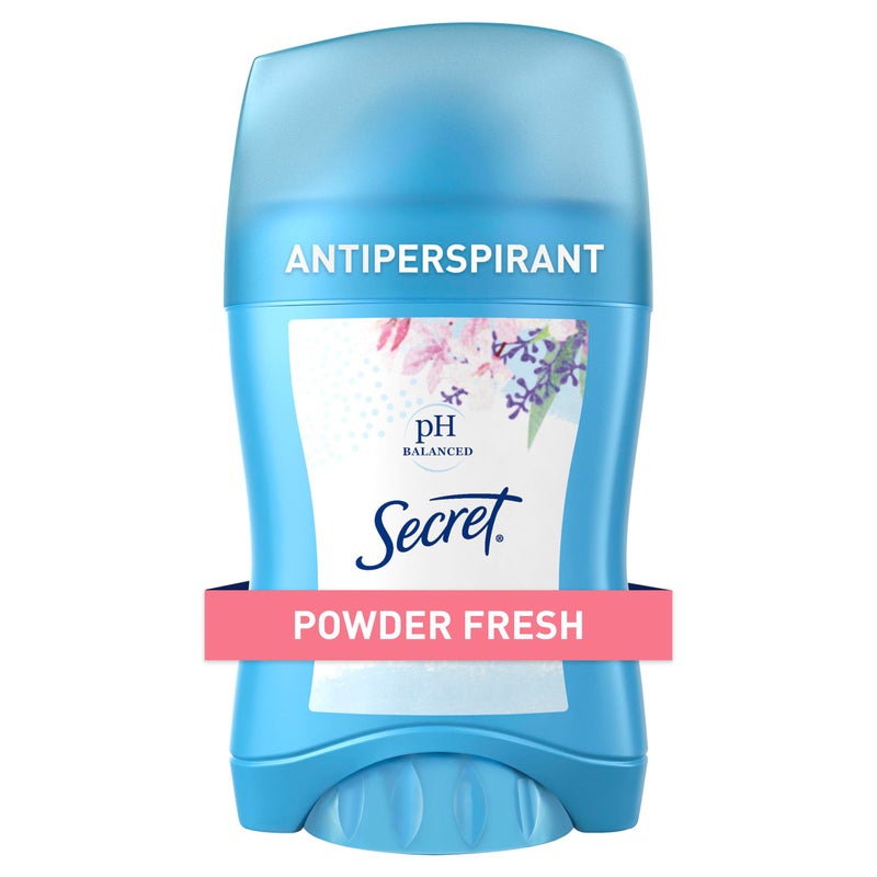 Secret Anti-Perspireant/Deoderant, Invisible Solid, Powder Fresh Scent, 1.6 oz - Image 1