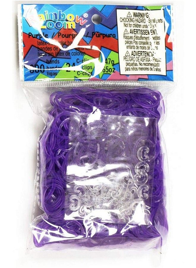 Rainbow Loom Twistz Bandz Refill Jelly Purple  - Image 2