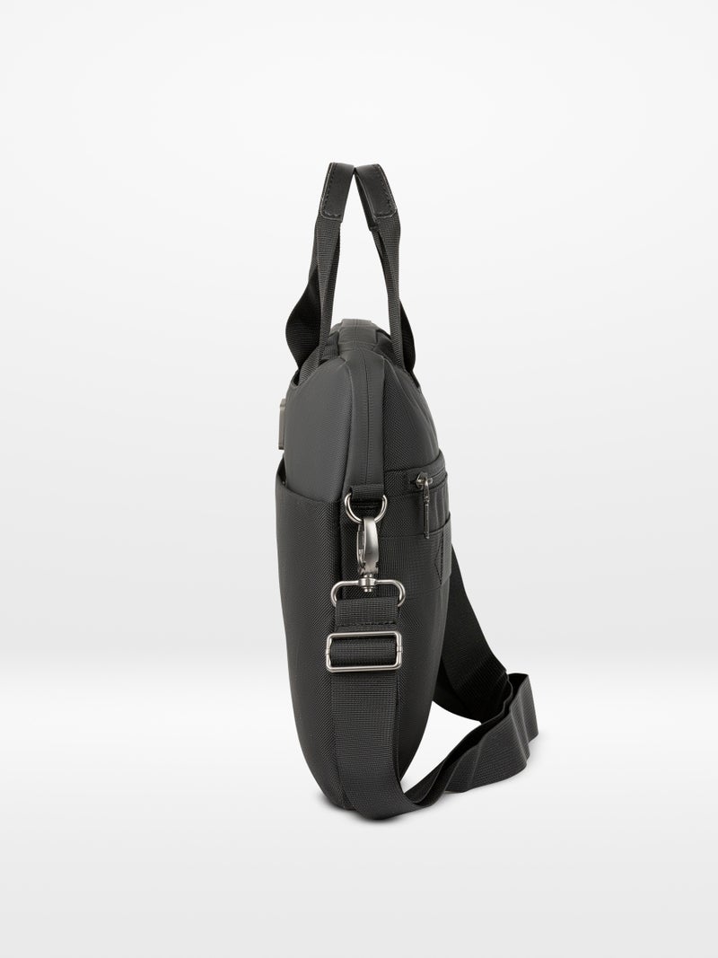 ORYX O-LapClassy Sleek Laptop Bag Minimalist Lightweight Work Bag Black - Image 3