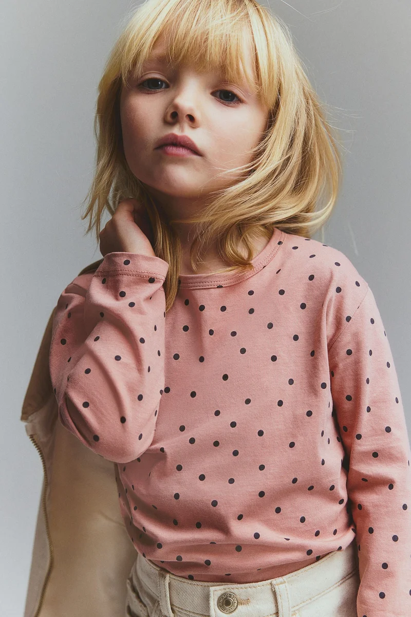 H&M Printed cotton top
