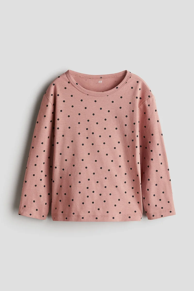 H&M Printed cotton top