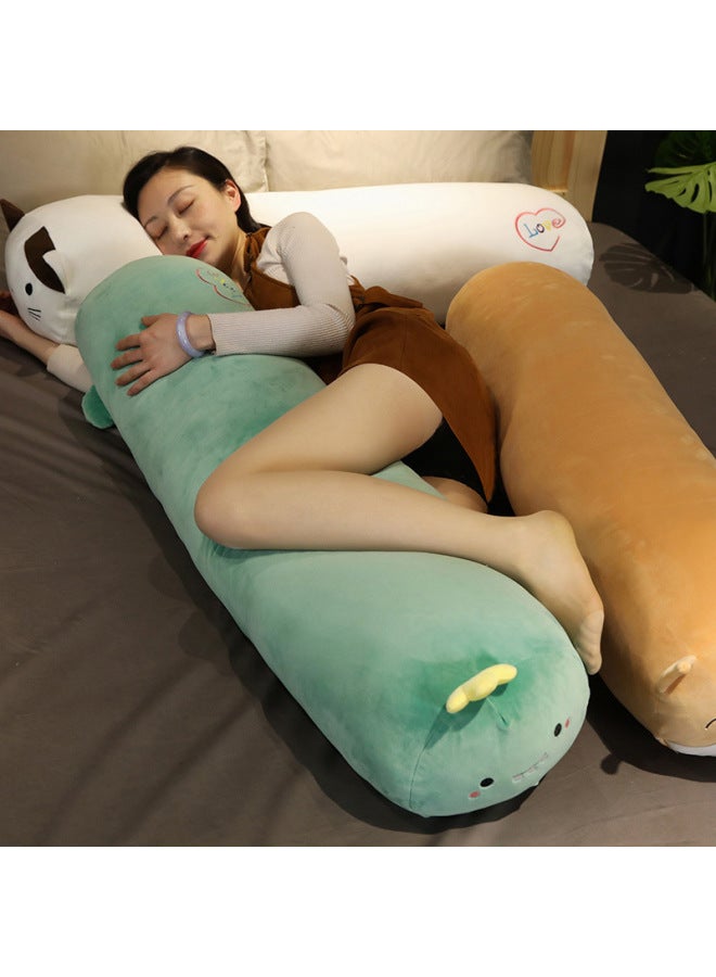 Doll For Girls Sleeping Detachable And Washable Clip Legs Boys Pillow Doll Bed Doll Large Long Adult Doll-Specification: About 60cm Long  (diameter About 18cm)-Colour:Gray Husky - Image 3