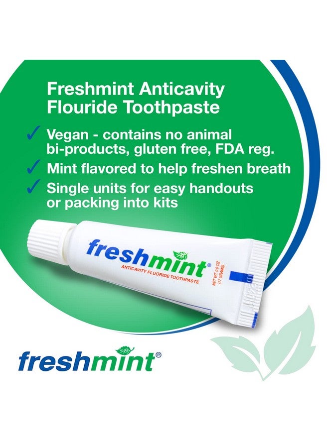 Freshmint 144 Tubes of Freshmint® 0.6 oz. Anticavity Fluoride Toothpaste, Tubes do not have individual boxes for extra savings, Travel Size - Image 2