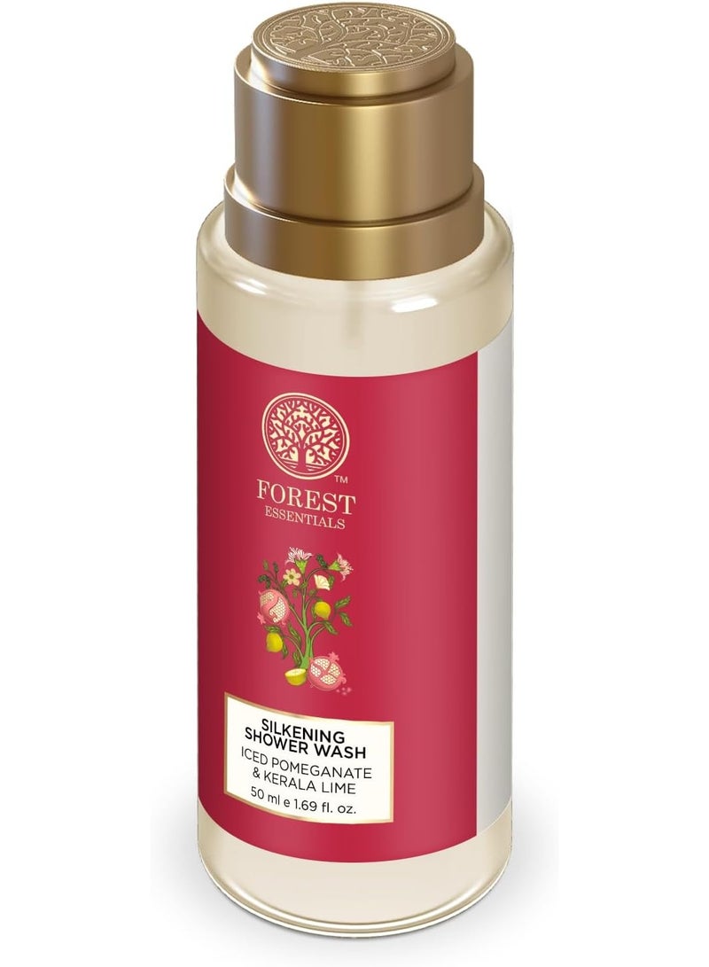 فورست اسينشالز غسول استحمام فوريست إسينشالز سيلكينج برائحة الرمان المثلج وليمون كيرالا ٥٠ مل (حجم مناسب للسفر) - Image 1