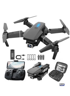 JAJEEK E88 4K HD Drone with Single Camera – Foldable Aerial Aircraft for Beginners, 2.4GHz Real-Time Transmission, 360° Roll, Long Battery Life, Headless Mode, Trajectory Flight & One-Key Return  - Image 2