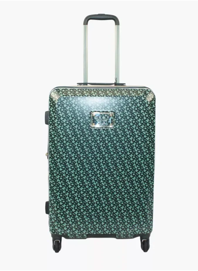 DKNY Signature HS Hardside Luggage on Wheels for Unisex | Ultra Lightweight ABS on with Spinner Wheels 4 Color LILY PAD /FOREST GREEN