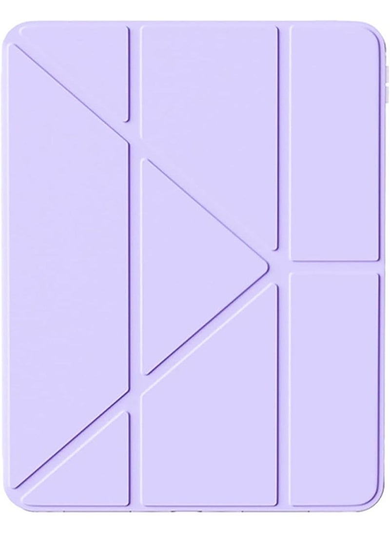 iPad 16" Smart Slim Folio Stand Case with Auto Sleep/Wake Cover, Pencil Slot, Transparent Move Back Cover - Image 2