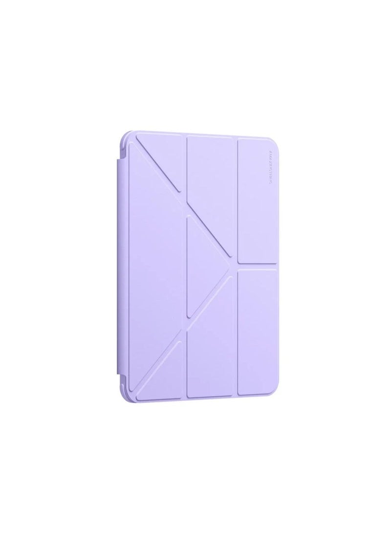 iPad 16" Smart Slim Folio Stand Case with Auto Sleep/Wake Cover, Pencil Slot, Transparent Move Back Cover - Image 1