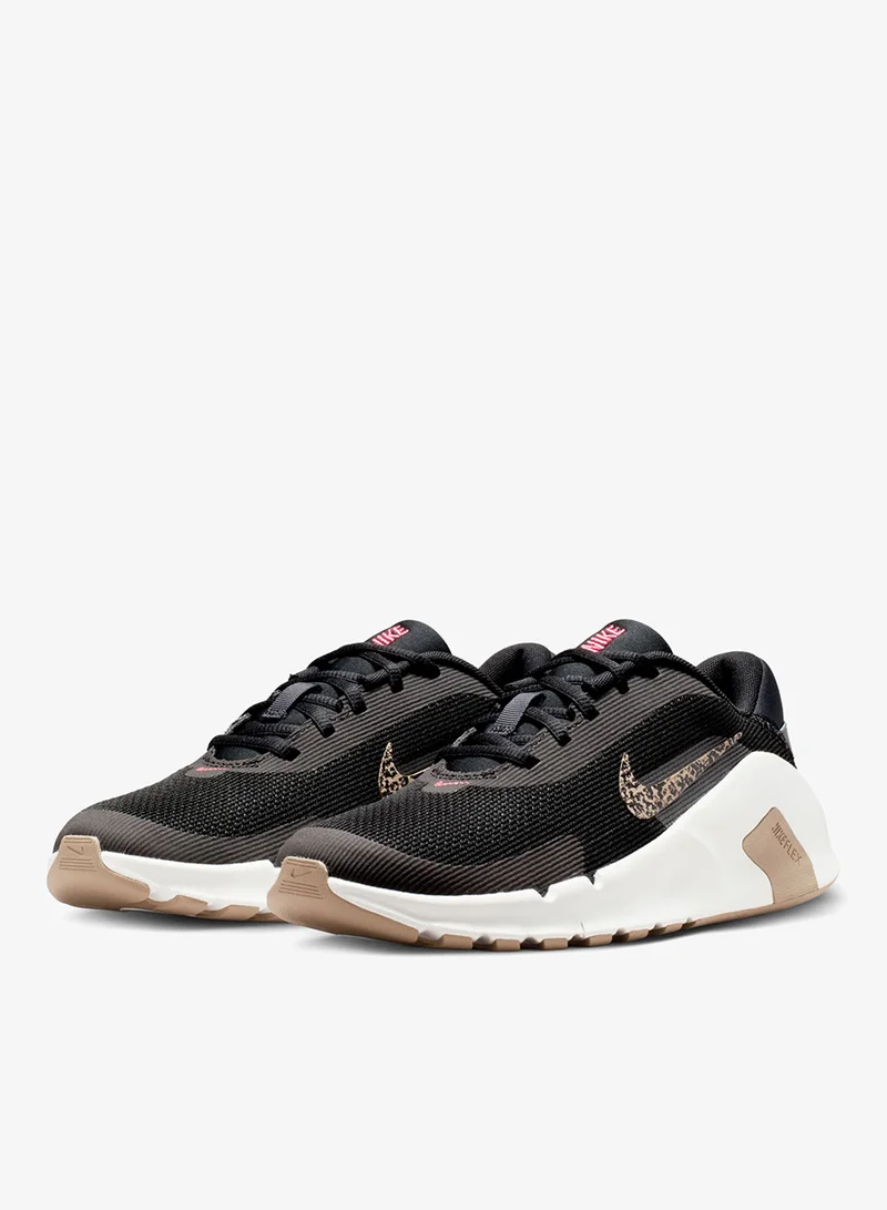 Nike BLACK/MULTI-COLOR-IRON GREY-SAIL-BRITISH KHAKI-FUSION RED Flex Train Print for Women | Best Price UAE
