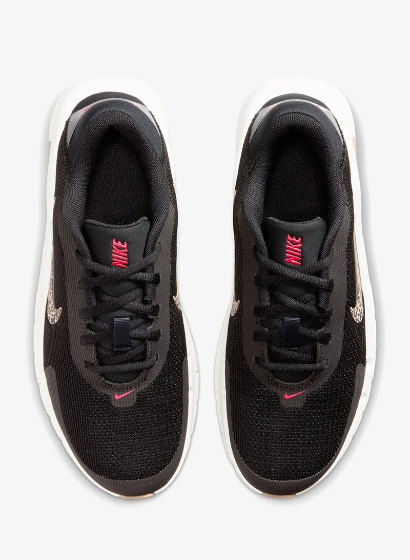 Nike BLACK/MULTI-COLOR-IRON GREY-SAIL-BRITISH KHAKI-FUSION RED Flex Train Print for Women | Best Price UAE