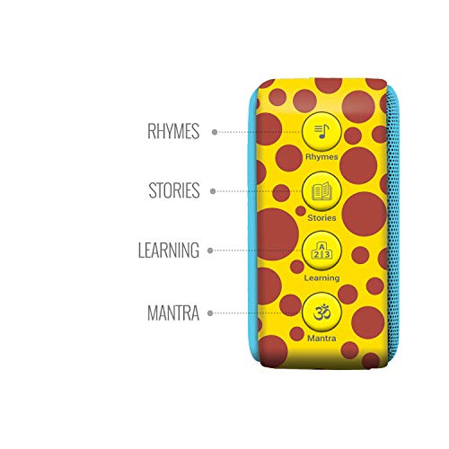Carvaan Saregama Carvaan Mini Kids - Pre-Loaded with Stories, Rhymes, Learnings, Mantras with Bluetooth/USB/Aux in-Out - Image 3