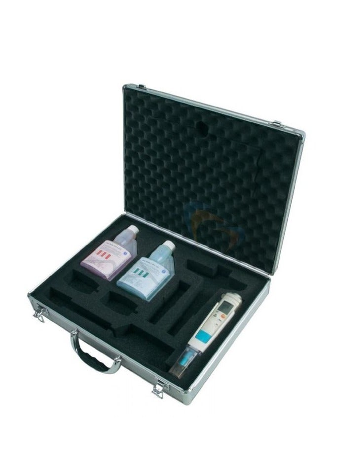 Testo 206-pH2 Digital pH Starter Set (0563 2066) – Waterproof Penetration Tester Kit for Semi-Solid Foods with Calibration Bottles & Case - Image 1