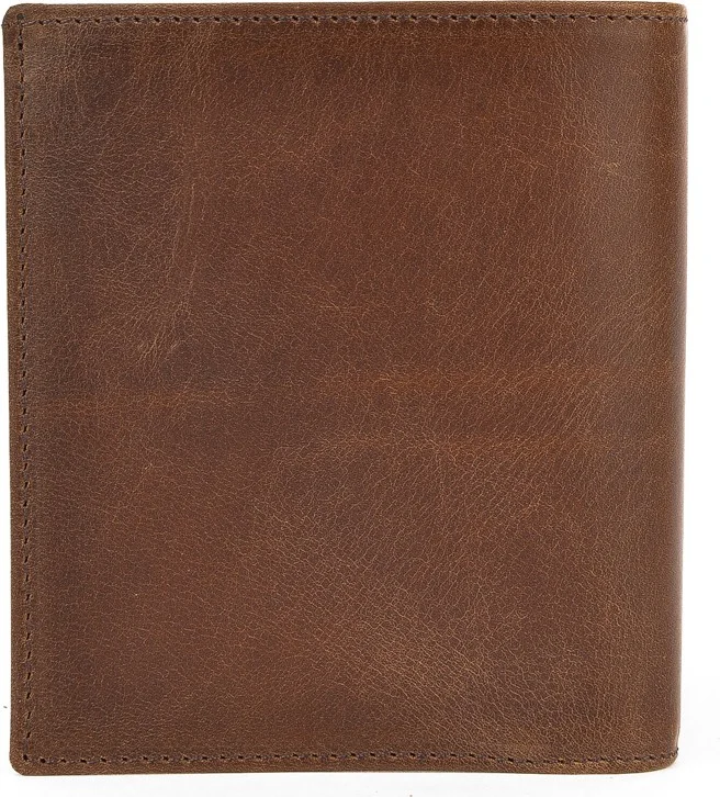 زيا Men's Leather Wallet 1519841ZD09 Brown