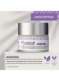 ماي تشل ديرماسوتيكالز كريم MyCHELLE Dermaceuticals Supreme Polypeptide Cream بدون رائحة (1.2 أونصة سائلة) - كريم مضاد للشيخوخة مع ببتيدات قوية، يساعد على شد البشرة وإنعاشها، ويساعد على تقليل ظهور الخطوط الدقيقة والتجاعيد  - Image 2