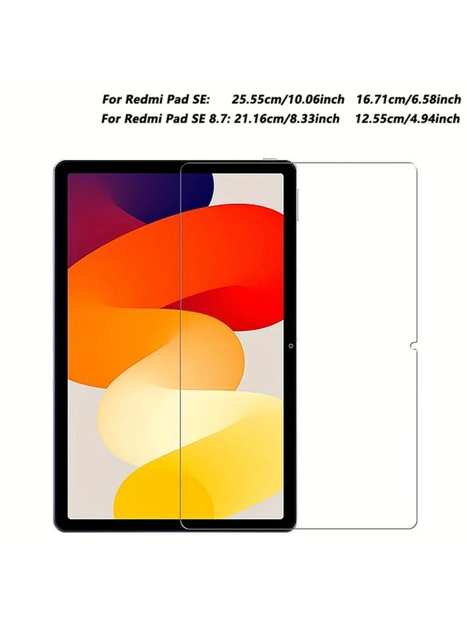 Tempered Glass Screen Protector For Redmi Pad SE 8 7 Inch 2 Pack 9H Hardness - Image 2
