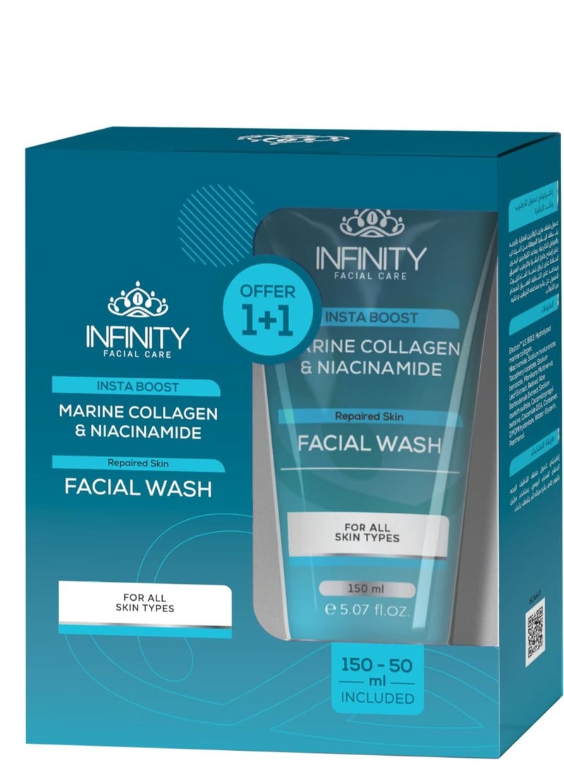Infinty Infinity Clinic Pharma 2 Infinity Facial Care Insta Boost Facial Wash 200 ml  - Image 1