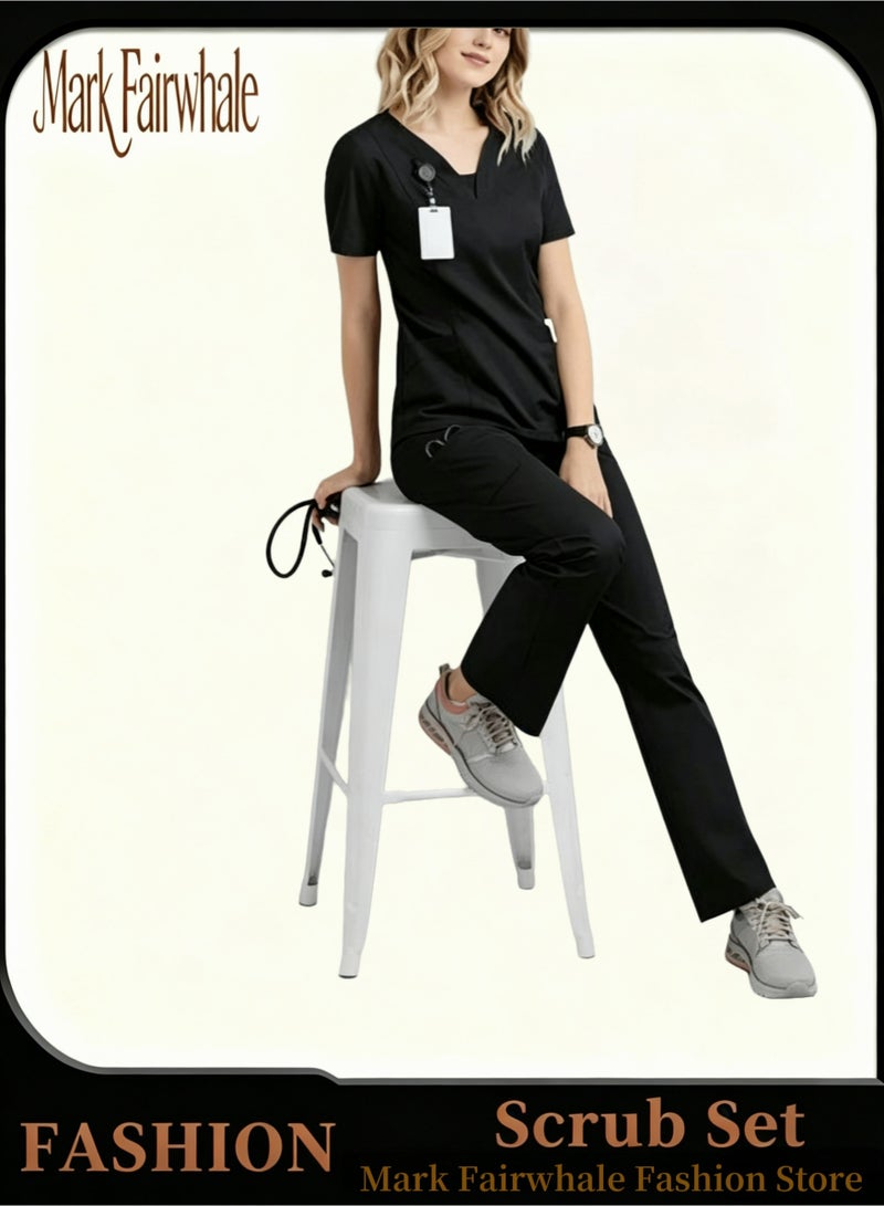 Mark Fairwhale New Minimalist V-Neck Short Sleeved Straight Leg Pants Medical Kit - Image 1