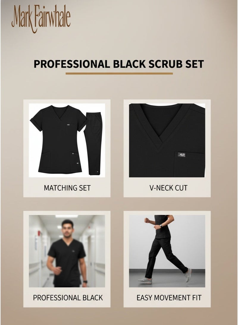 Mark Fairwhale New Minimalist V-Neck Short Sleeved Straight Leg Pants Medical Kit - Image 2