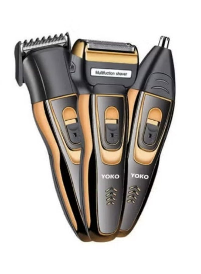 3-In-1 Rechargable Trimmer Gold
