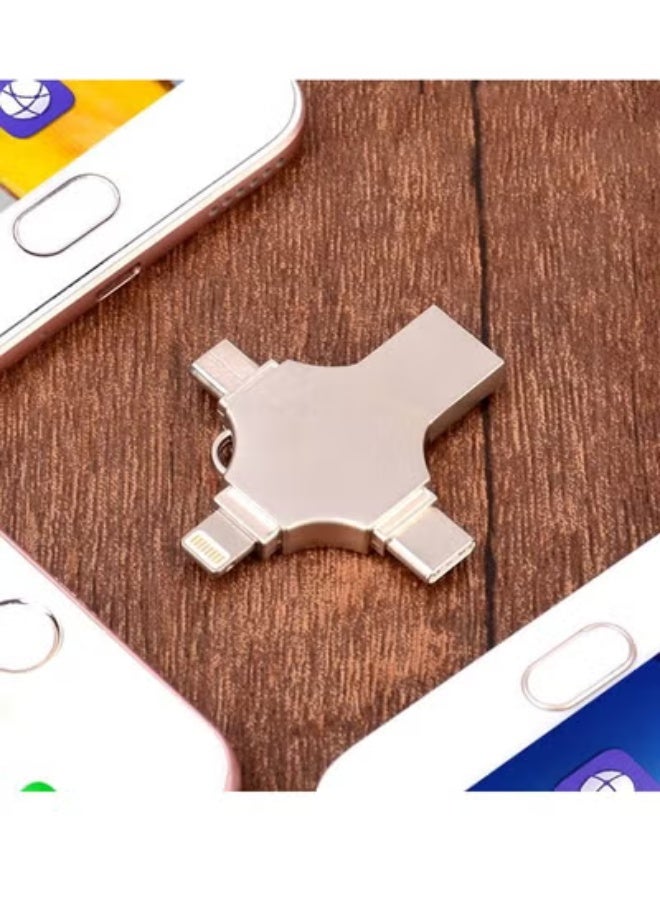 AROAQ 4 in 1 Type-c OTG USB Flash Drive 3.0 Pendrive 512GB Memory For iPhone Android PC  - Image 3