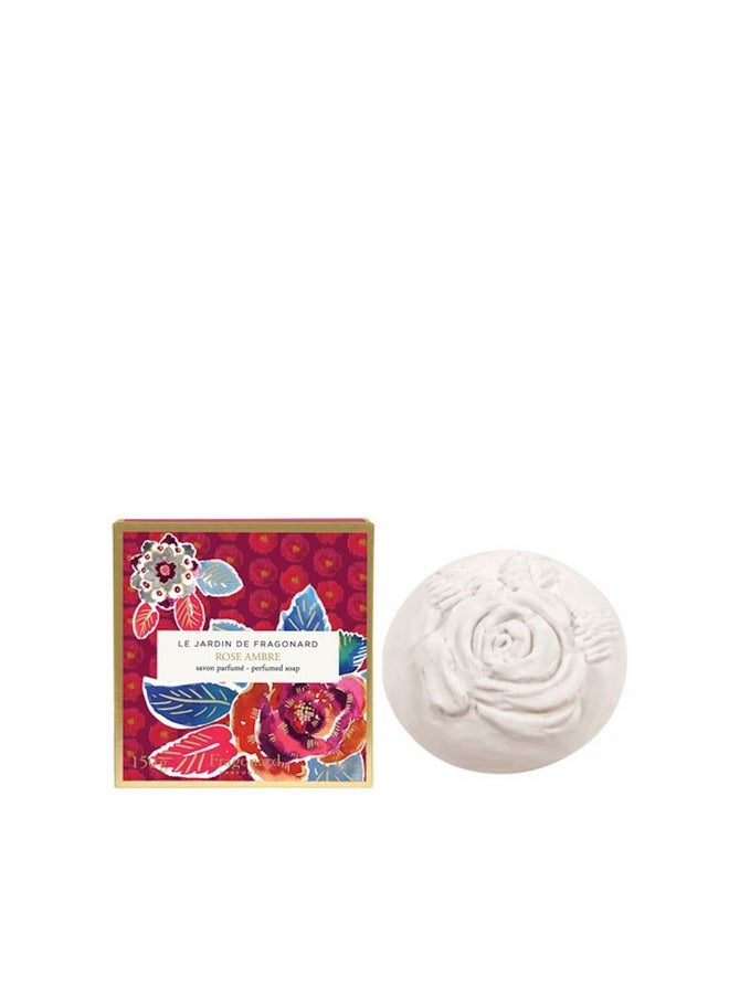 Fragonard - Parfumeur Rose Ambre Perfumed Soap150 G - Image 1