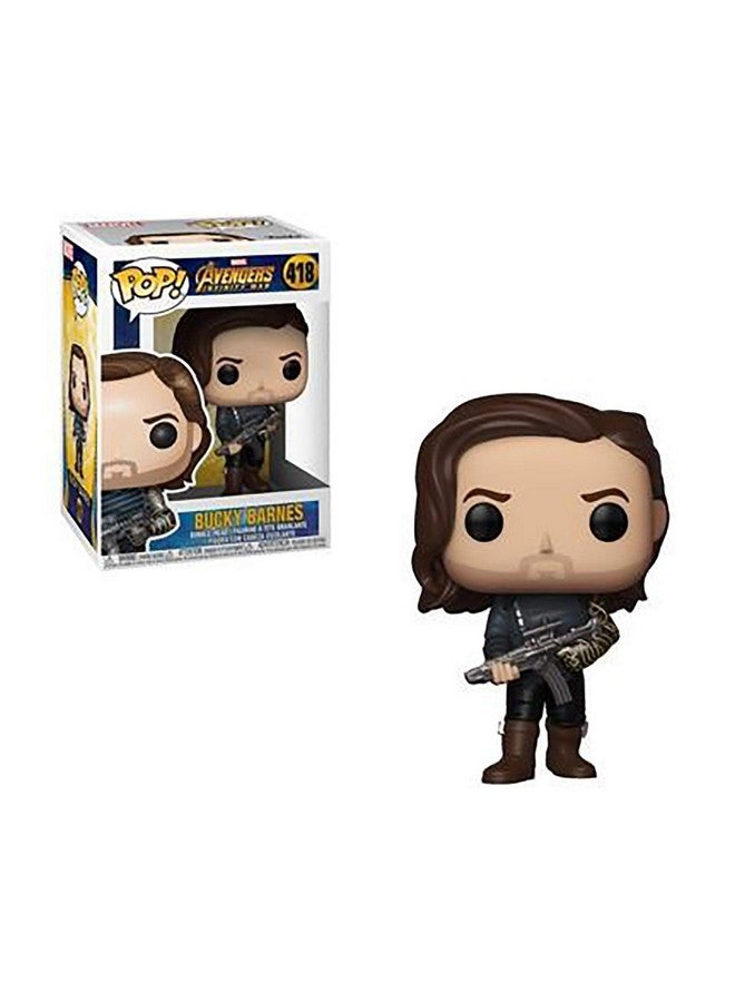 Funko فانكو بوب! مارفل: المنتقمون حرب اللانهاية - باكي بارنز مع سلاح، متعدد الألوان، قياسي - Image 1