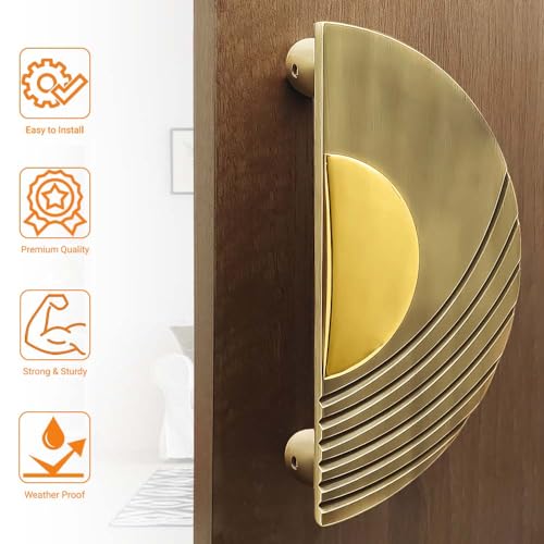 VOLO Main Door Handle/Door Handles for Main Door/Glass Door Handle/Pull Handles, for Home/Office/Hotels(Model- S-622) (160mm (8") (Antique) - Image 3