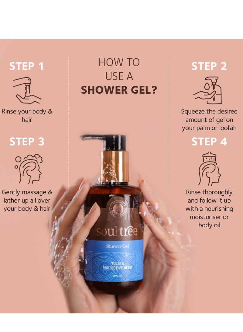 سول تري جل استحمام النيم الواقي من سول تري تولسي، 250 مل - Image 4