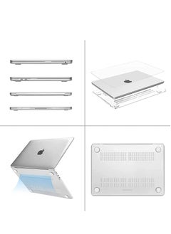 Generic MacBook Pro 13 Case 2020 Release A2338 M1 A2289 A2251 Hard Case Shell Cover and Keyboard Skin Cover for MacBook Pro 13 Inch Model M1 A2338 A2289 A2251 Clear  - Image 3