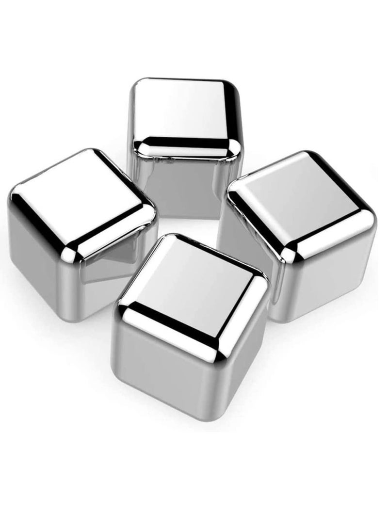 SYOSI Creative Stainless Steel Ice Cube, Reusable Cooling Metal Ice Grains for Drinks, No-Dilution Not-melt Cooling Fast Cooler Drinks Cube - Image 2