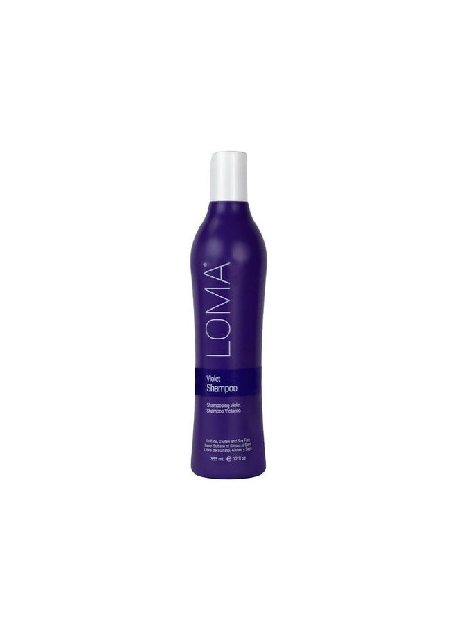 Loma Hair Care - Violet Shampoo Vanilla Bean/Blood Orange 12 Fl Oz - Image 1