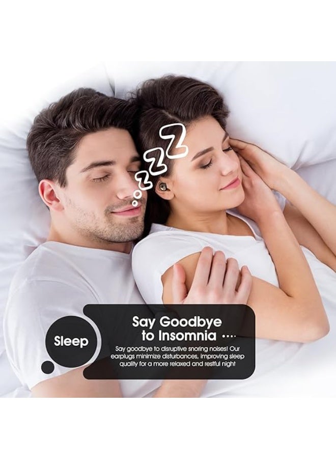 سدادات أذن للنوم، عازلة للضوضاء، سدادات أذن ناعمة بمستوى ديسيبل - Image 5