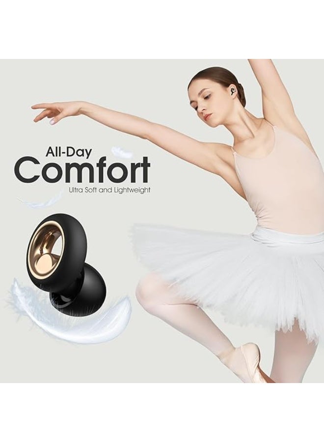 سدادات أذن للنوم، عازلة للضوضاء، سدادات أذن ناعمة بمستوى ديسيبل - Image 3