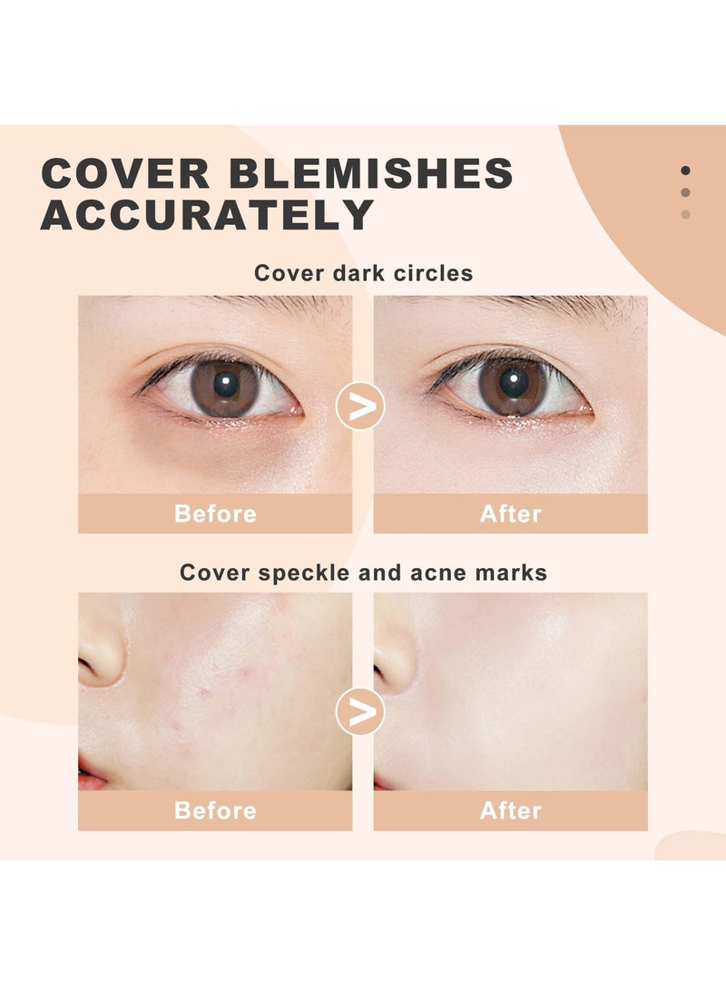 Excefore Concealer Contour Palette for Light Medium Skin Beige Color Correct Cream Foundation Palet for Under Eye Dark Circles Eyelid Natural Ivory Cream Makeup Waterproof Long Lasting - Image 3