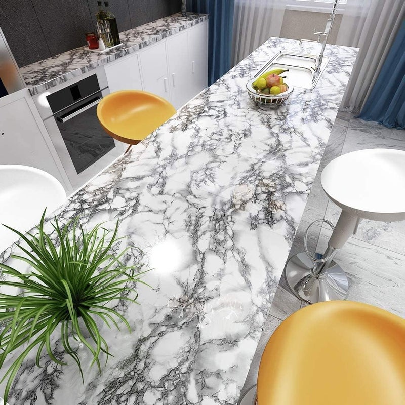 BPA Vinyl Marble Granite Self-Adhesive Wallpaper - Image 3