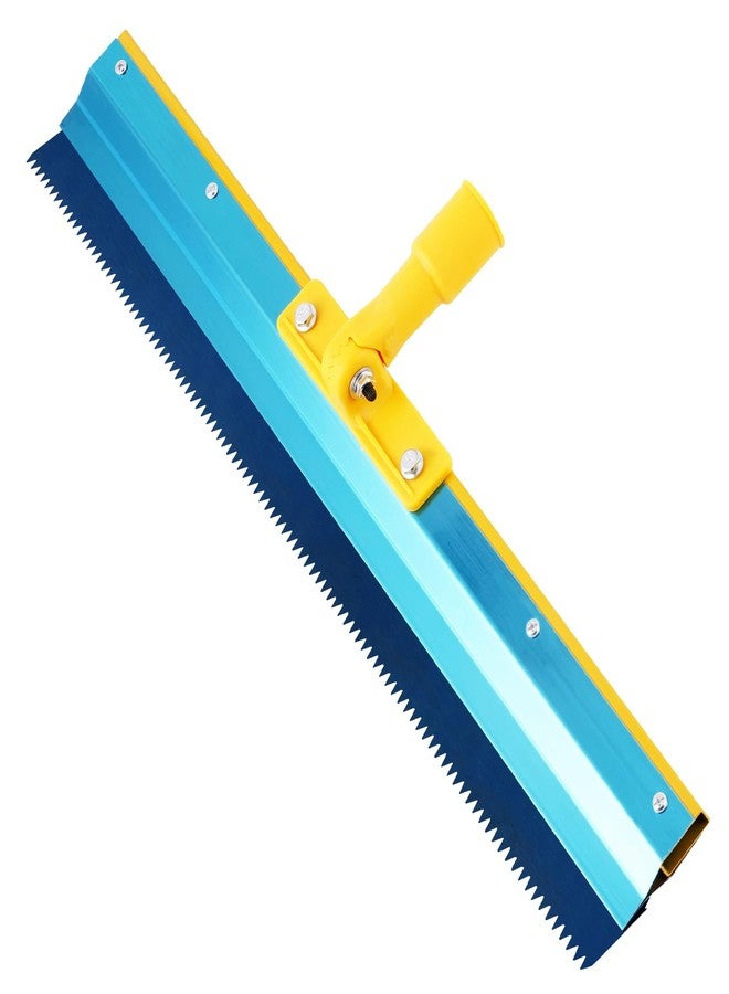 Trumego Notched Squeegee for Epoxy, Epoxy Floor Squeegee Cement Painting Coating Tool for Epoxy, Cement Self Leveling (Toothed Rack) - Image 1