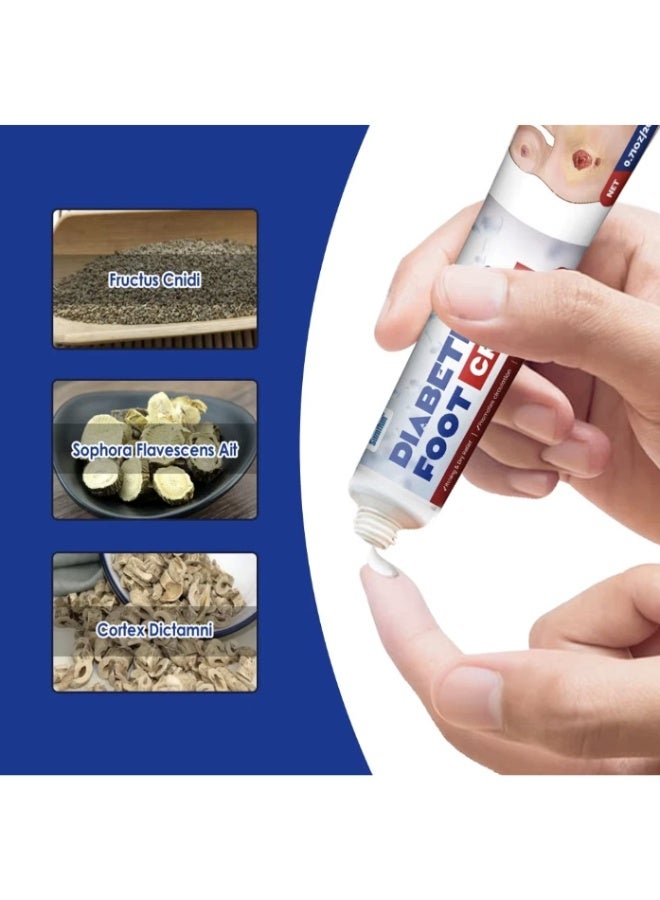 Sumifun Diabetic’s Foot Cream 20gm – Intensive Moisturizing & Repair Cream for Dry, Itching, Cracked Heels - Image 3